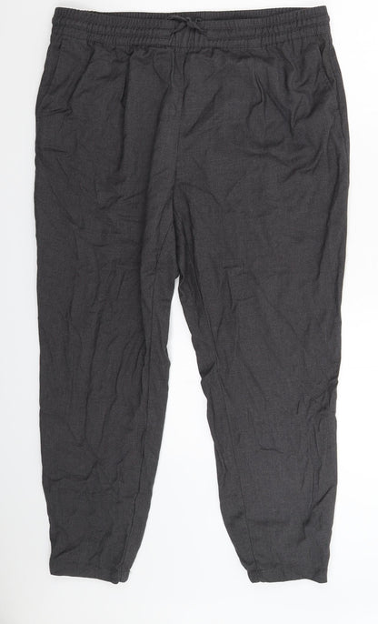Womens UK Size 40 in Preworn Extra-Slim Fit  Green Trousers