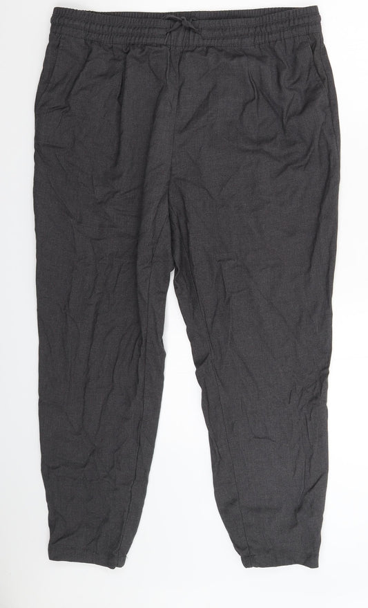 Womens UK Size 40 in Preworn Extra-Slim Fit  Green Trousers
