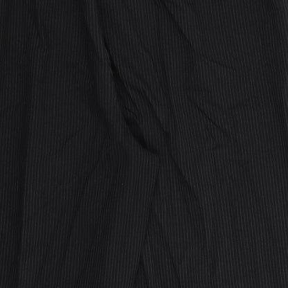 Womens UK Size 20 BM Regular Fit Dress Pants Black Trousers