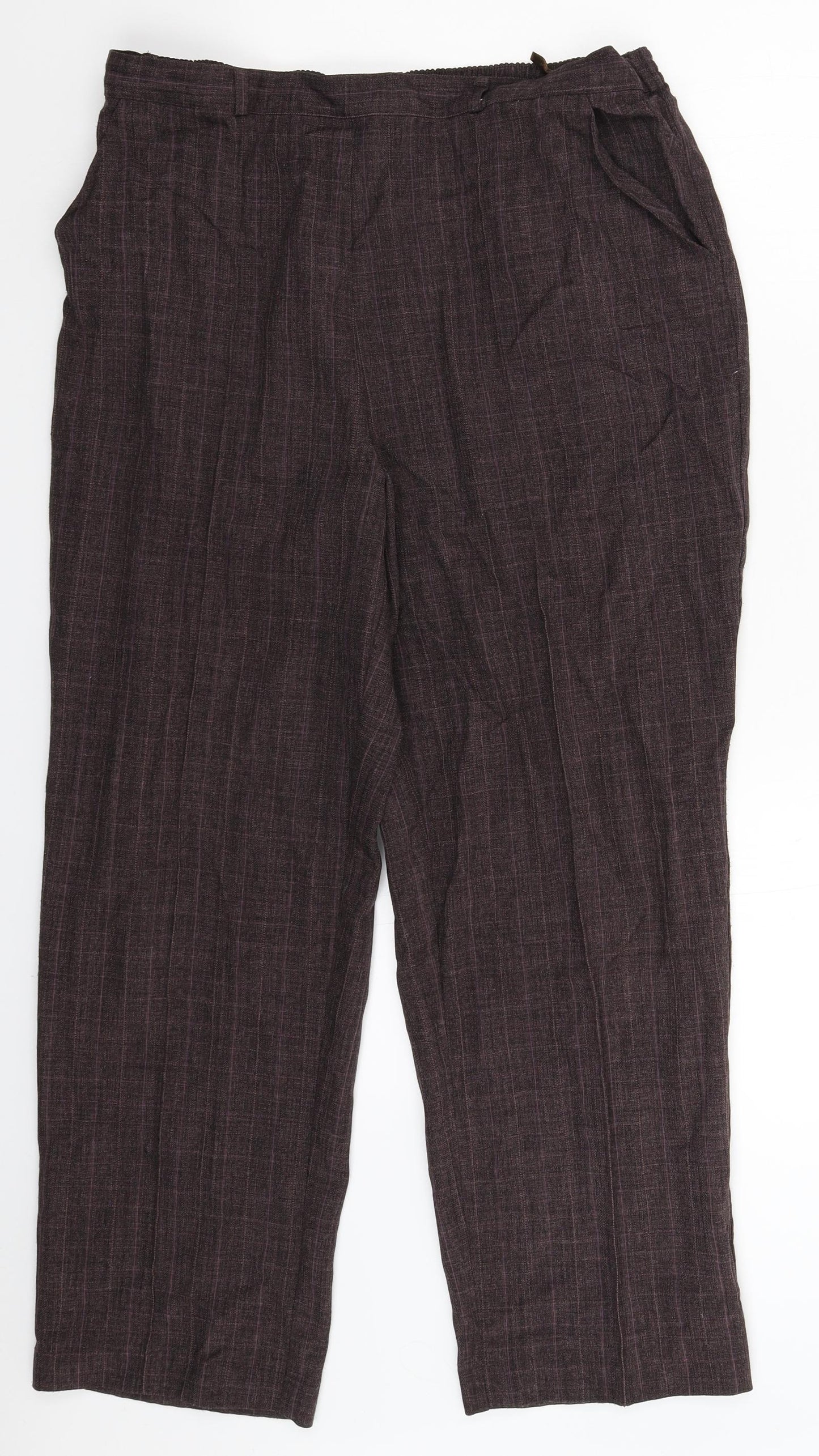 Womens UK Size 16 BM Regular Fit  Grey Trousers