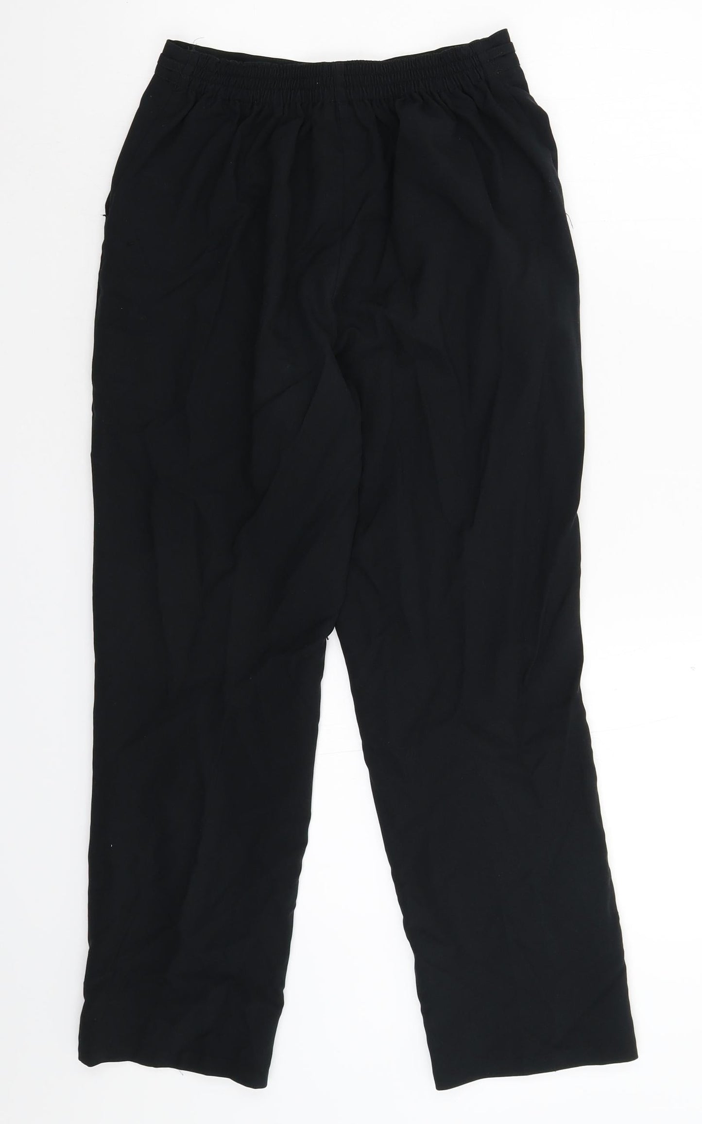 Womens UK Size 8 BHS Extra-Slim Fit  Black Trousers