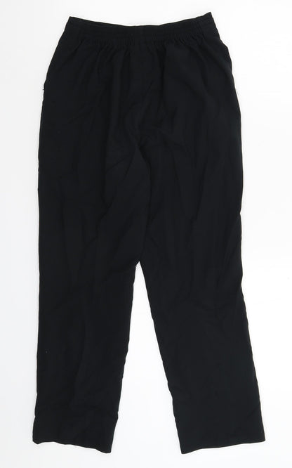Womens UK Size 8 BHS Extra-Slim Fit  Black Trousers