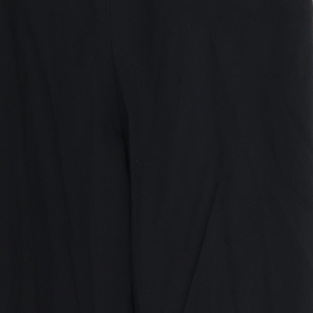 Womens UK Size 8 BHS Extra-Slim Fit  Black Trousers