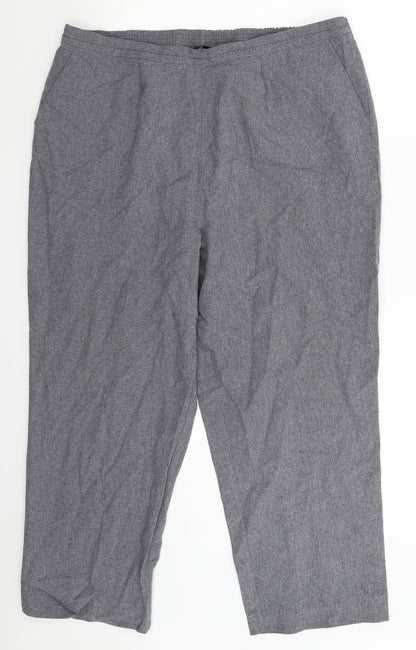 Womens UK Size 20 BM Regular Fit  Grey Trousers