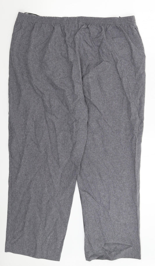 Womens UK Size 20 BM Regular Fit  Grey Trousers