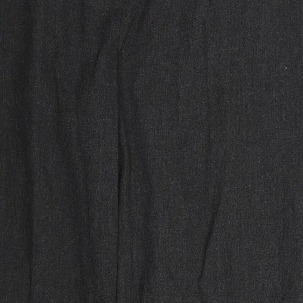 Womens UK Size 16 Marks and Spencer Regular Fit Dress Pants Grey Trousers