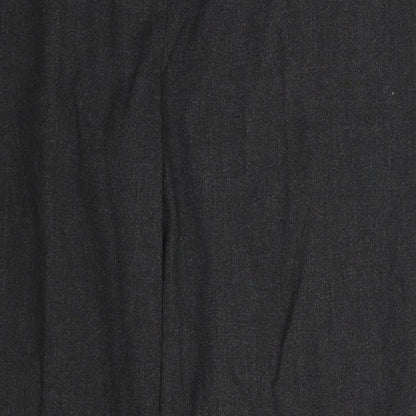 Womens UK Size 16 Marks and Spencer Regular Fit Dress Pants Grey Trousers