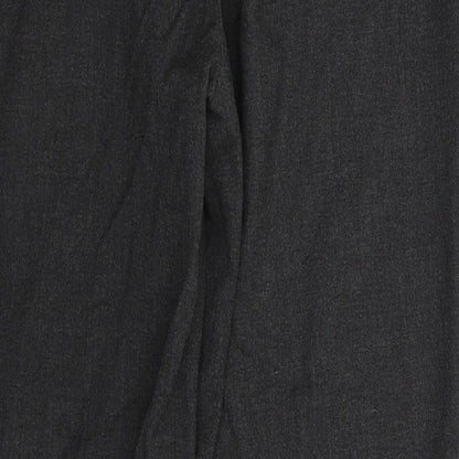 Womens UK Size 16 Marks and Spencer Regular Fit Dress Pants Grey Trousers