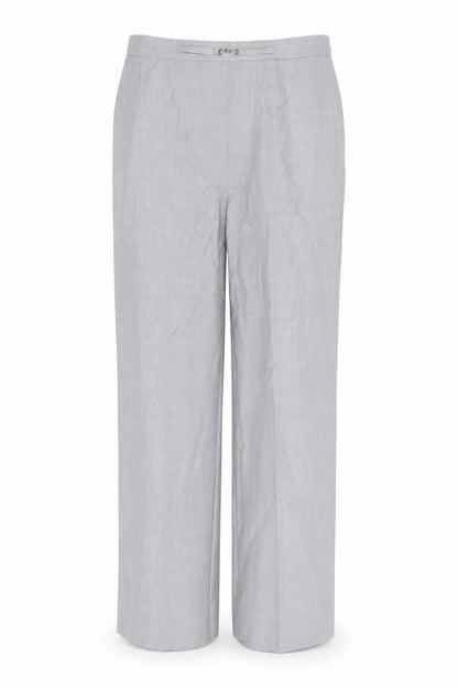 Womens UK Size 10 BHS Slim Fit Dress Pants Grey Trousers