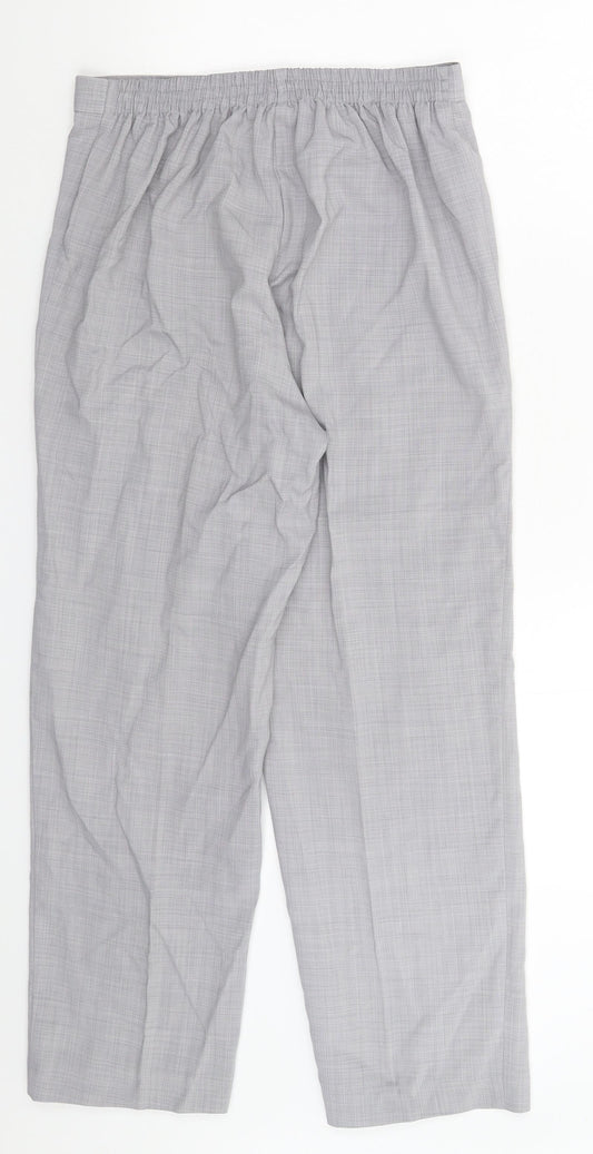 Womens UK Size 10 BHS Slim Fit Dress Pants Grey Trousers