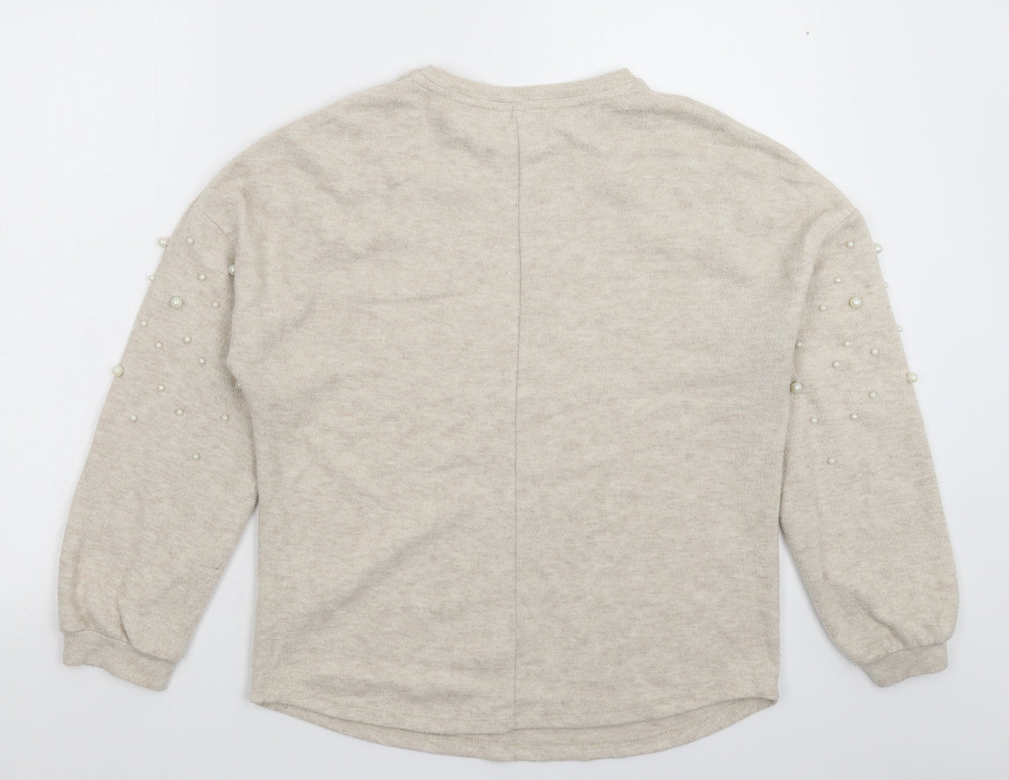Womens UK Size 8 Papaya Grey Pullover Jumper