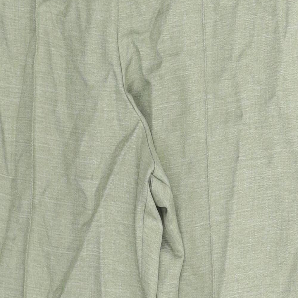 Womens UK Size 10 Marks and Spencer Slim Fit  Green Trousers