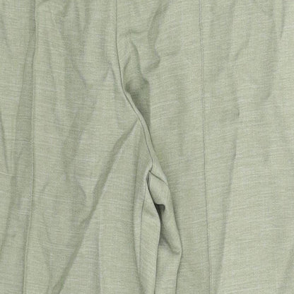 Womens UK Size 10 Marks and Spencer Slim Fit  Green Trousers