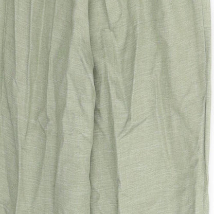 Womens UK Size 10 Marks and Spencer Slim Fit  Green Trousers