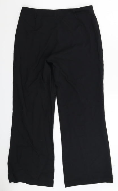 E-vie Womens Black   Trousers  Size 12 L30 in
