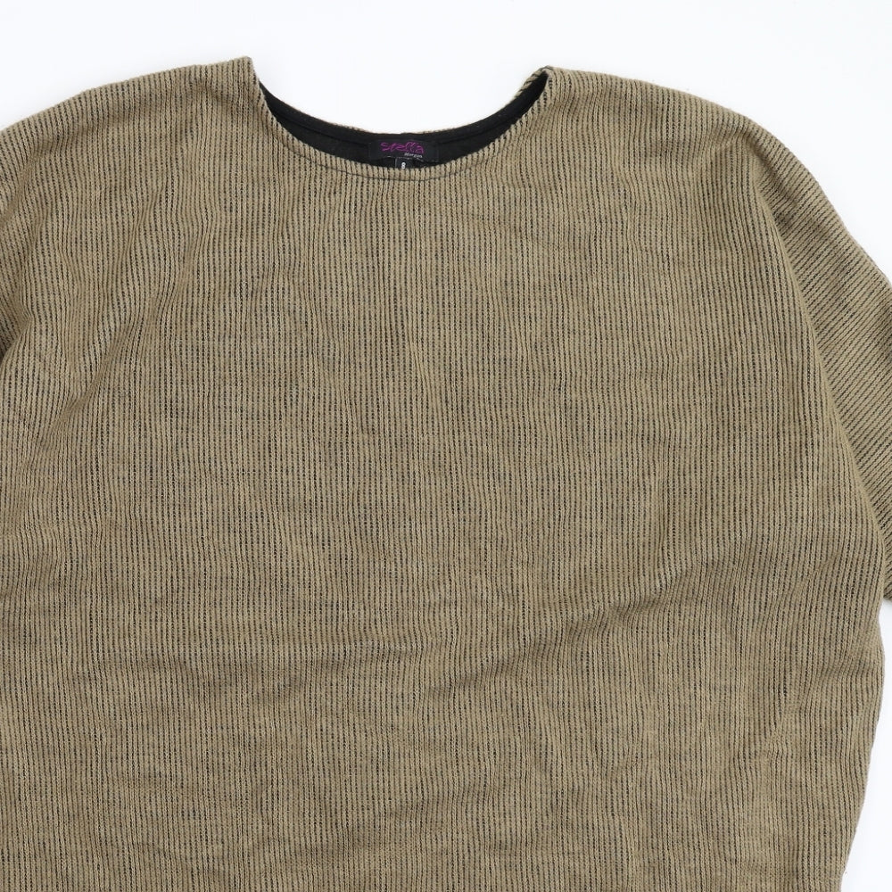 Womens UK Size 8 Stella Morgan Beige Pullover Jumper