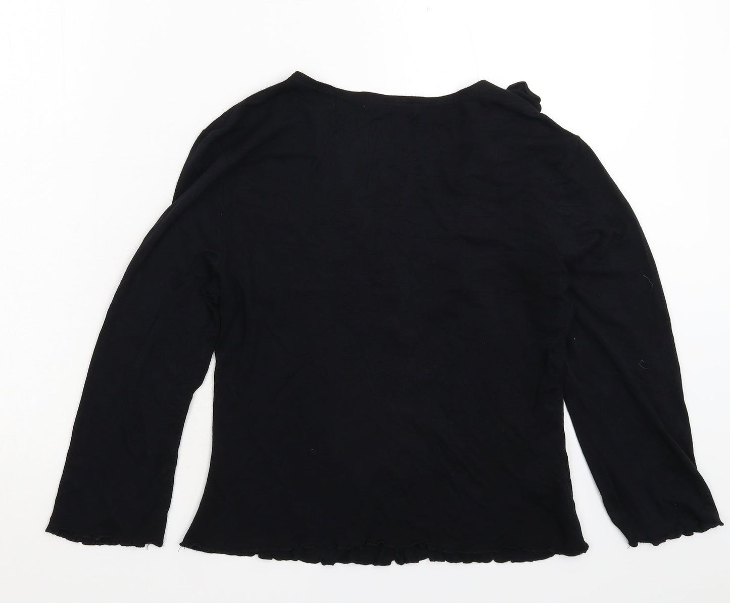 George Womens Black   Basic T-Shirt Size 14