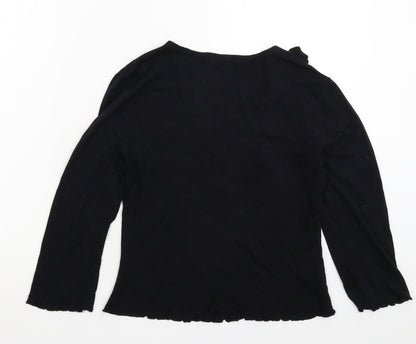 George Womens Black   Basic T-Shirt Size 14