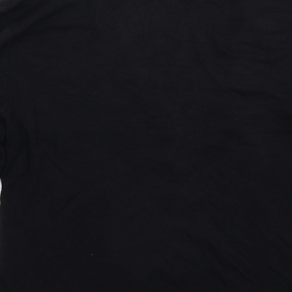 George Womens Black   Basic T-Shirt Size 14