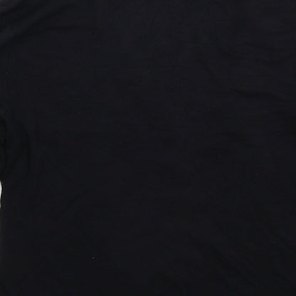 George Womens Black   Basic T-Shirt Size 14