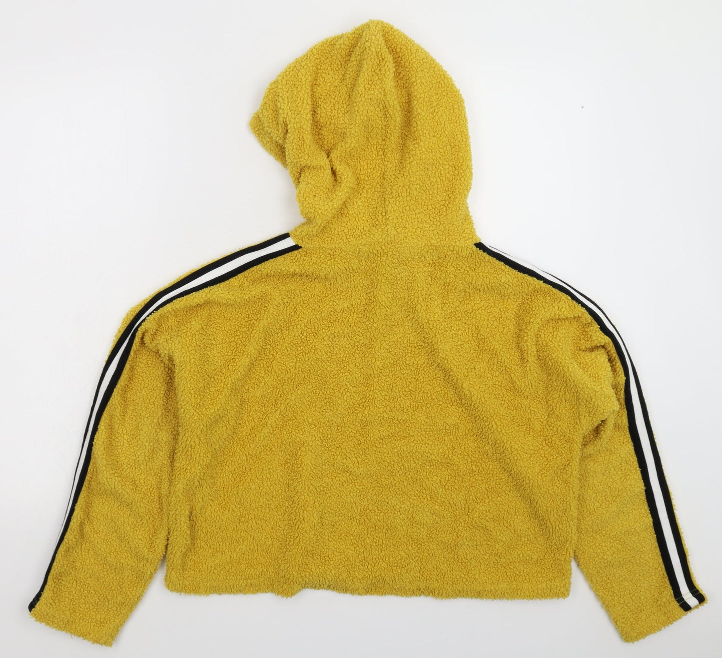 New Look Girls Yellow  Fleece Pullover Hoodie Size 14-15 Years
