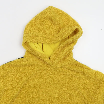 New Look Girls Yellow  Fleece Pullover Hoodie Size 14-15 Years