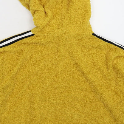 New Look Girls Yellow  Fleece Pullover Hoodie Size 14-15 Years