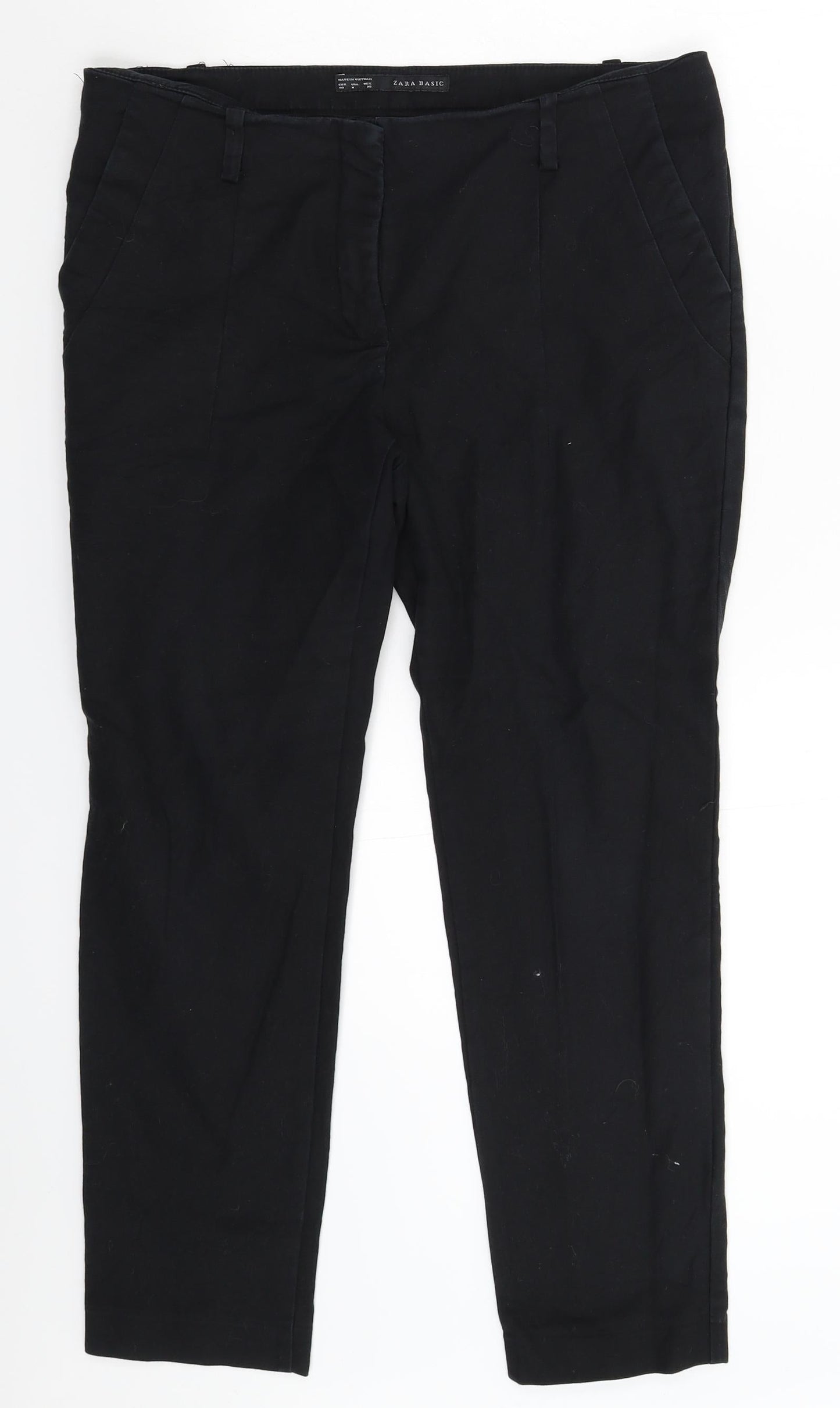 Womens UK Size 12 Zara Extra-Slim Fit  Blue Trousers