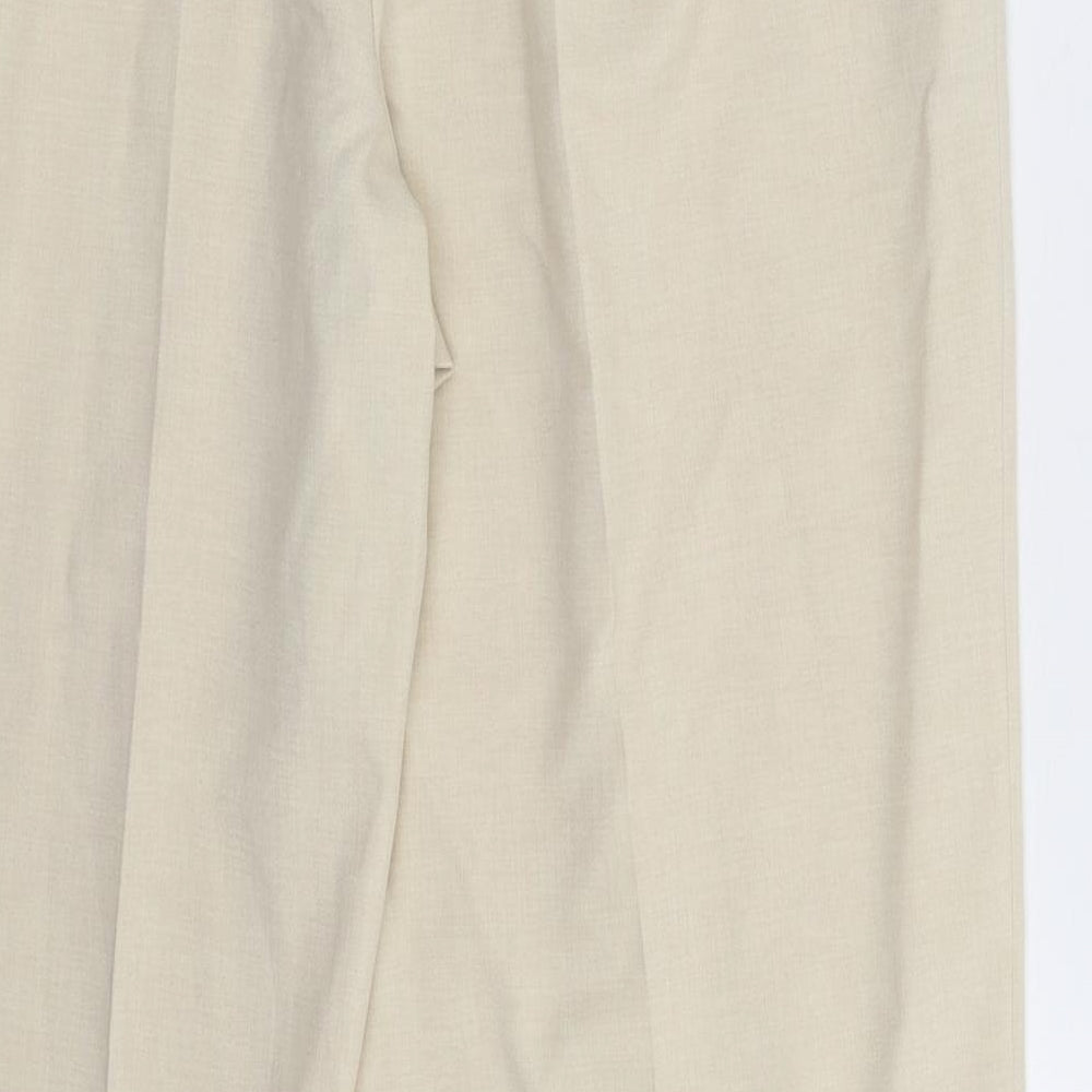 Marks and Spencer Womens Beige   Trousers  Size 16 L32 in