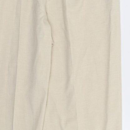 Marks and Spencer Womens Beige   Trousers  Size 16 L32 in