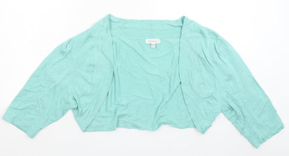 Womens UK Size 26 Nightingales Green Cardigan Jumper