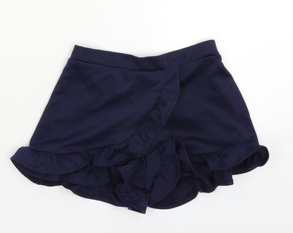 Primark Girls Blue   Hot Pants Shorts Size 6-7 Years