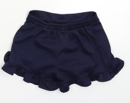 Primark Girls Blue   Hot Pants Shorts Size 6-7 Years