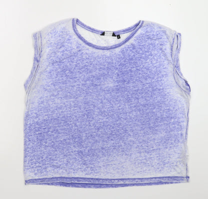 Womens UK Size 16 New Look Purple Basic Tank