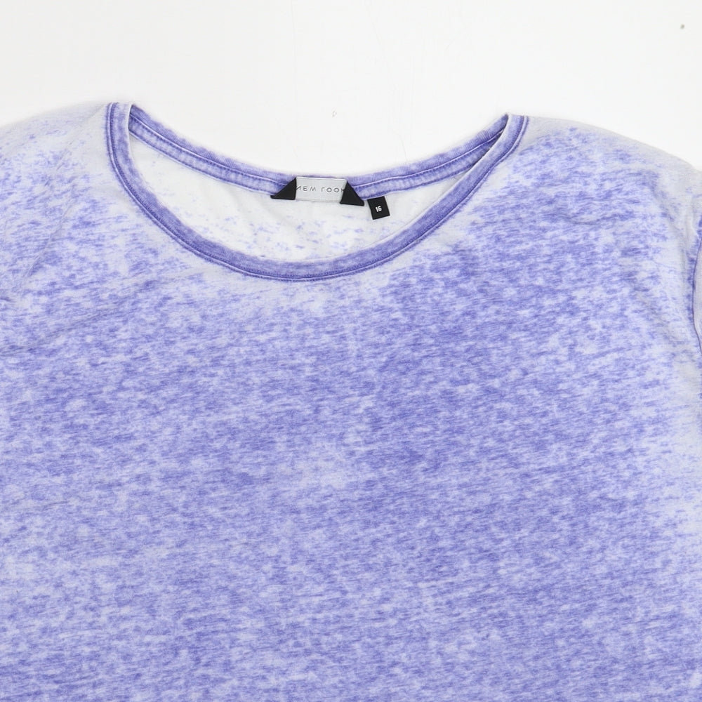 Womens UK Size 16 New Look Purple Basic Tank