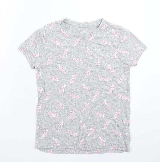 Primark Womens Grey   Basic T-Shirt Size 6