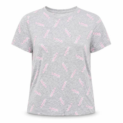Womens UK Size 6 Primark Grey Basic T-Shirt