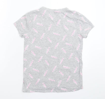 Primark Womens Grey   Basic T-Shirt Size 6