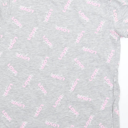 Primark Womens Grey   Basic T-Shirt Size 6