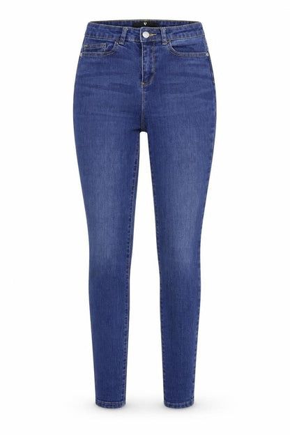 Womens UK Size 28 in Very Extra-Slim Fit Skinny Blue Jeans