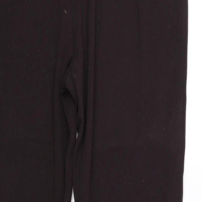 Womens UK Size 18 M&S Regular Fit Carrot Brown Trousers