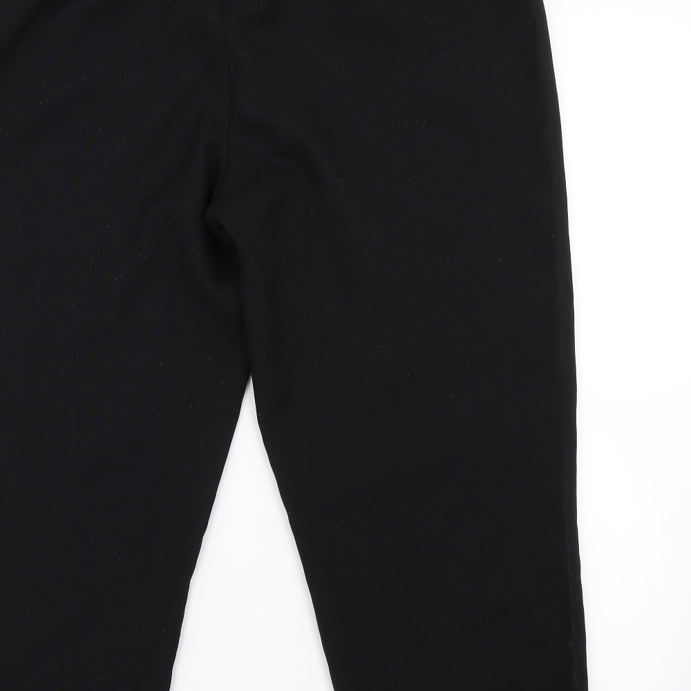 Isle Womens Black   Carrot Trousers Size 18 L24 in