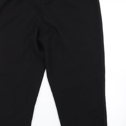 Isle Womens Black   Carrot Trousers Size 18 L24 in
