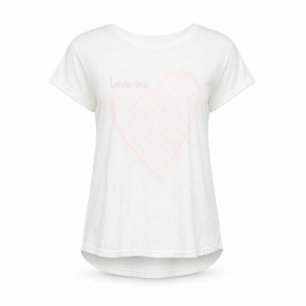 Womens UK Size 12 Papaya White Basic T-Shirt