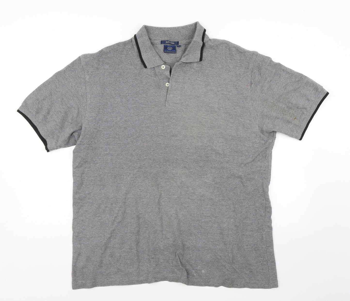 Debenhams Mens Grey    Polo Size M