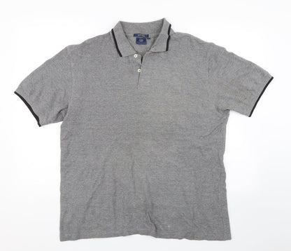Debenhams Mens Grey    Polo Size M