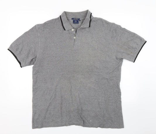 Debenhams Mens Grey    Polo Size M
