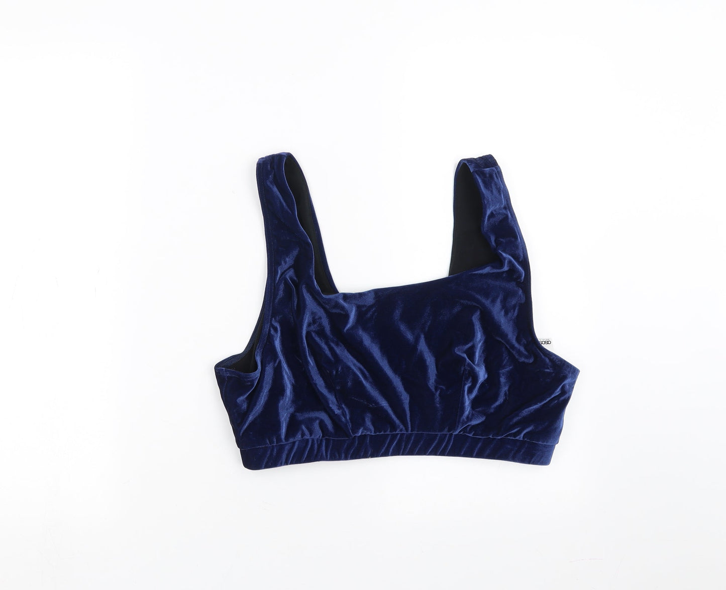 ASOS Womens Blue   Cropped Tank   - 38G swim top