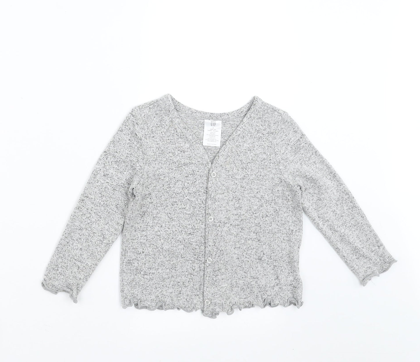 Gap Girls Grey   Cardigan Jumper Size 2 Years