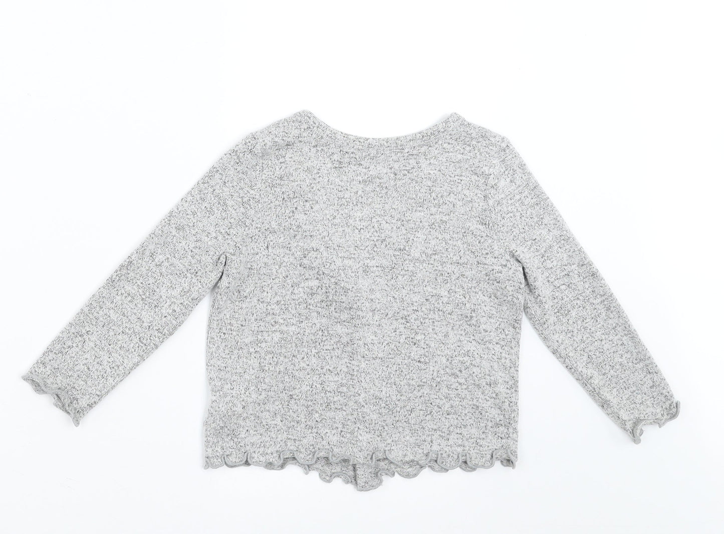 Gap Girls Grey   Cardigan Jumper Size 2 Years